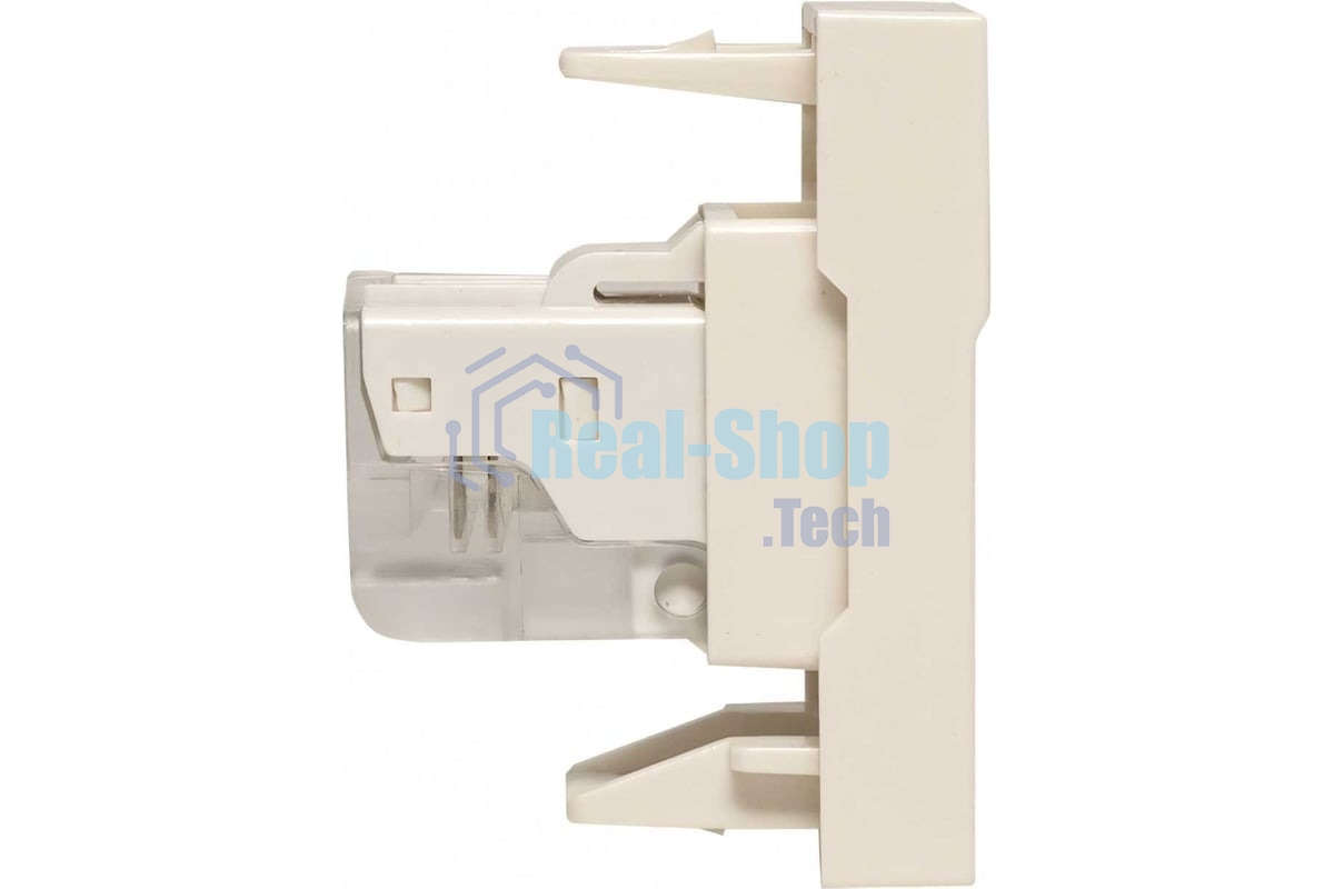 Розетка компьютерная RJ45 EKF PROxima, категории 5e (ширина 1 модуль) E1MK015E-135-10
