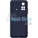 Чехол (клип-кейс) DF poCase-03 для Xiaomi Poco M4 Pro синий