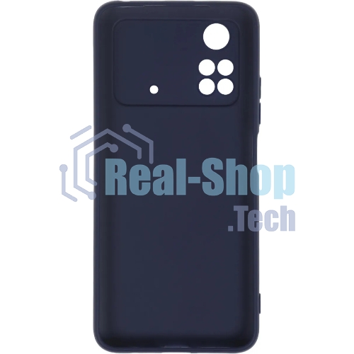 Чехол (клип-кейс) DF poCase-03 для Xiaomi Poco M4 Pro синий