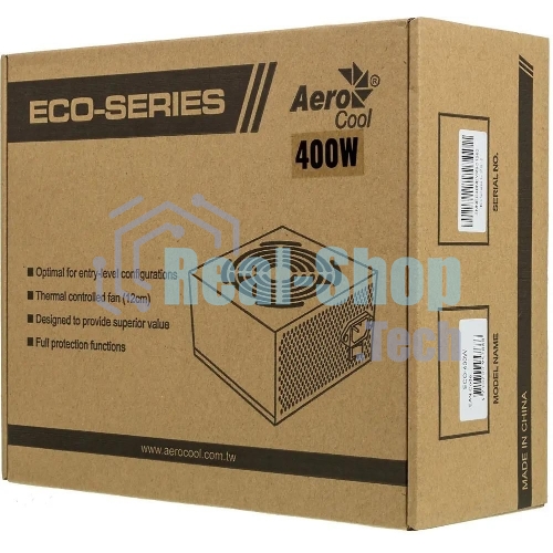 Блок питания Aerocool/Formula ECO-400W, 400Вт, 120мм, серый