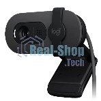 Веб-камера Logitech Brio 90 1920x1080, 30 кадр/с, USB Type-A, микрофон, крепление на мониторе