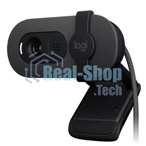 Веб-камера Logitech Brio 90 1920x1080, 30 кадр/с, USB Type-A, микрофон, крепление на мониторе