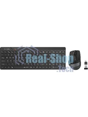 Комплект клавиатура+мышь A4Tech FG2400 Air2 беспроводной, USB, 2000 DPI, чёрный
