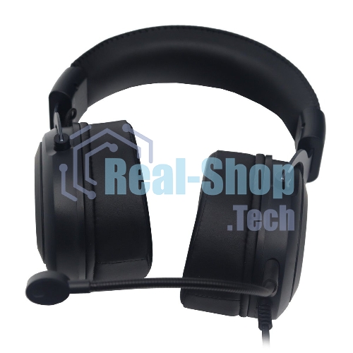 Гарнитура Raskat Strike 3U чёрный, проводная, USB, съёмный микрофон, подсветка