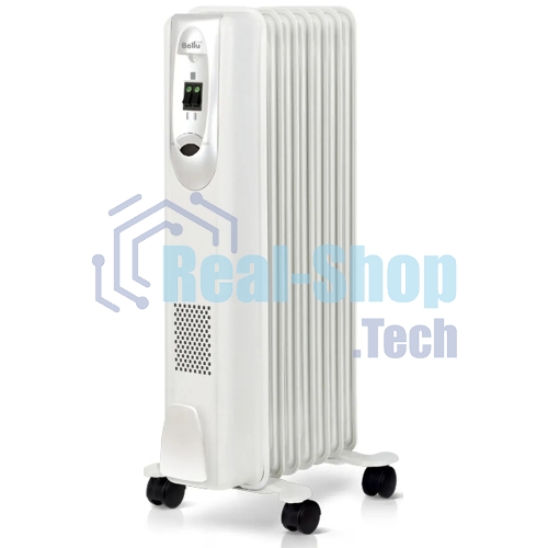 Обогреватель масляный Ballu Comfort BOH/CM-07WDN (7 секций) белый, 1500 Вт, 20 м2, термостат