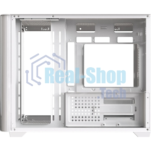 Компьютерный корпус AeroCool/Formula Crystal U2M Floe белый без БП mATX 1xUSB 3.0 audio bott PSU