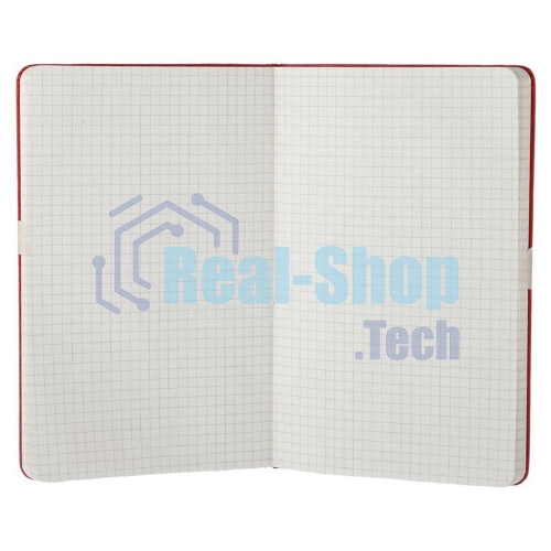 Блокнот Moleskine CLASSIC QP061R Large 130х210мм, 240 страниц, клетка, твердая обложка, фиксирующая резинка, красный