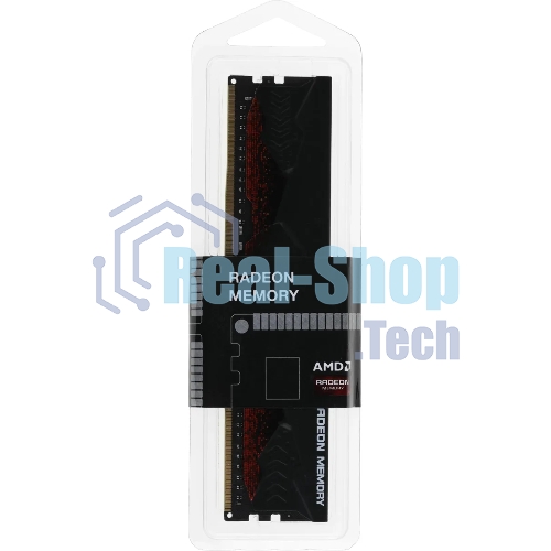 Оперативная память AMD Radeon R9, DDR4, 16GB (1x16GB), 3200MHz, CL16, DIMM, с радиатором, черный