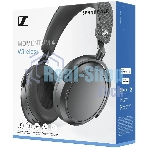 Беспроводные/проводные наушники Sennheiser Momentum 4 Wireless черный, полноразмерные, Bluetooth + Jack 3.5 мм, активное шумоподавление, до 60 ч