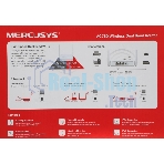 Роутер Mercusys MR20 AC750 Dual-Band Wi-Fi RouterSPEED: 300 Mbps at 2.4 GHz + 433 Mbps at 5 GHzSPEC: 2× Fixed External Antennas, 2× 10/100 Mbps LAN Ports, 1× 10/100 Mbps WAN PortFEATURE: Router/Access Point Mode Mode, WPS/Reset Button, IPTV, IPv6, Parental Controls