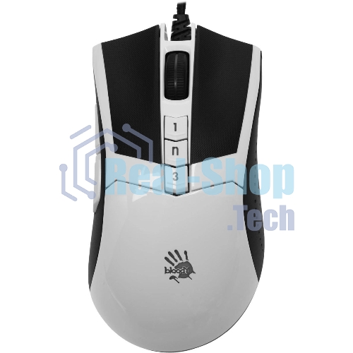 Мышь проводная A4Tech Bloody W90 Max белый/черный, 10000 dpi, USB, кнопки - 10