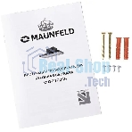 Вытяжка встраиваемая Maunfeld Ouse Touch Glass 60 белый, 60 см, 750 куб. м/ч, 48 дБ