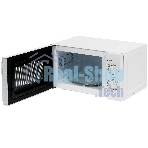 Микроволновая печь Midea MM720CKE белый, 20 л, 700 Вт, переключатели - поворотный механизм