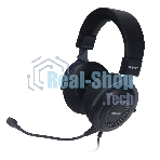 Гарнитура Raskat Strike 3U чёрный, проводная, USB, съёмный микрофон, подсветка