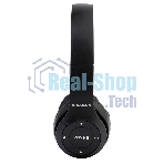 Беспроводные/проводные наушники Ergolux ELX-BTHP01-C02 черный, накладные, Bluetooth 5.0 + проводной, складная конструкция, до 6 ч