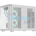 Компьютерный корпус AeroCool/Formula Crystal U2M Floe белый без БП mATX 1xUSB 3.0 audio bott PSU