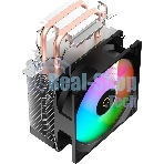 Кулер для процессора Ocypus Gamma A20 BK ARGB, 92mm FARGB FAN, Top FARGB Panel, 2 HEAT PIPES, 3-PIN, 1900 RPM, 21DBA, HYDRO BEARING, LGA115X/1200/1700/18XX, AM4/AM5