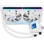 Система жидкостного охлаждения Thermalright Core Matrix 240 Vision (240мм, LED, White, ARGB/Fans: 2x120мм, 68.9CFM, 28.2dBA, 2000RPM/Pump height 64.4мм, Rad thickness 27мм/S: 1700, 1200, 1851, 115X, AM5, AM4)