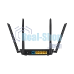 Маршрутизатор беспроводной Asus RT-AC1200 10/100BASE-TX черный (Dual Band)