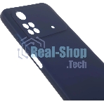 Чехол (клип-кейс) DF poCase-03 для Xiaomi Poco M4 Pro синий