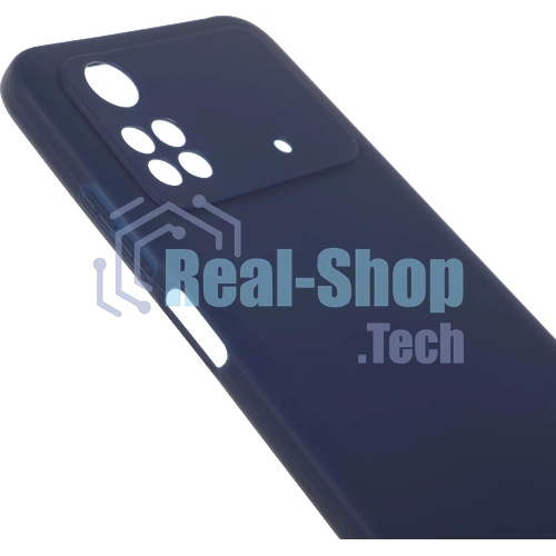 Чехол (клип-кейс) DF poCase-03 для Xiaomi Poco M4 Pro синий