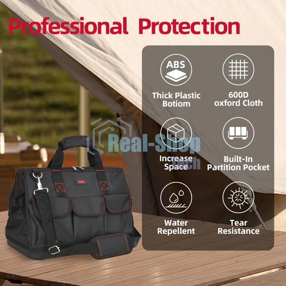 Сумка для инструментов Deli DL430901 Black Edition