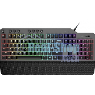 Клавиатура Lenovo Legion K500 RGB Mechanical проводная, USB Type-A, серый