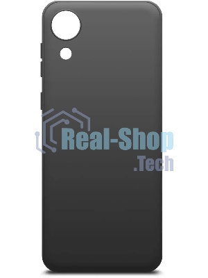 Чехол (клип-кейс) BoraSCO Microfiber Case для Samsung Galaxy A03 Core черный