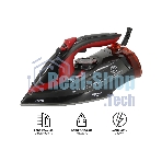 Утюг Atlanta ATH-5579 черный/красный, 2800 Вт, 38 г/мин, 94 г/мин, 340 мл