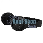 Беспроводные/проводные наушники Ergolux ELX-BTHP01-C02 черный, накладные, Bluetooth 5.0 + проводной, складная конструкция, до 6 ч