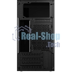 Компьютерный корпус CBR mATX Minitower V863, без БП, 1хUSB 3.0 Type C, 1хUSB 3.0, 1хUSB 2.0, HD Audio+Mic, черный PCC-MATX-V863-WPSU