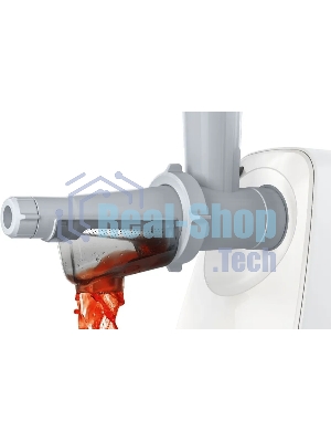 Мясорубка электрическая Bosch MFW2515W белый, 1500 Вт, 1.7 кг/мин, защита от перегрузки, насадки - 4