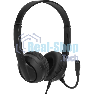 Гарнитура Oklick HS-M500 чёрный, проводная, USB