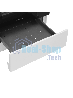 Плита электрическая Maunfeld MEC55CW07 белый, конфорок 4 шт, духовка 60 л, 50 см x 85 см x 60 см
