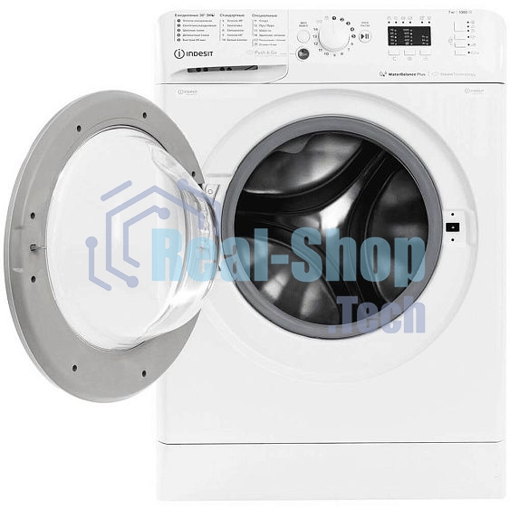 Стиральная машина Indesit BWSA 7109 WSV белый, загрузка фронтальная 7 кг, 1000 об/мин, класс: A
