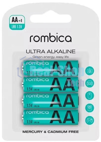 Батарея ALKALINE AA X 4 AB-LR06A ROMBICA