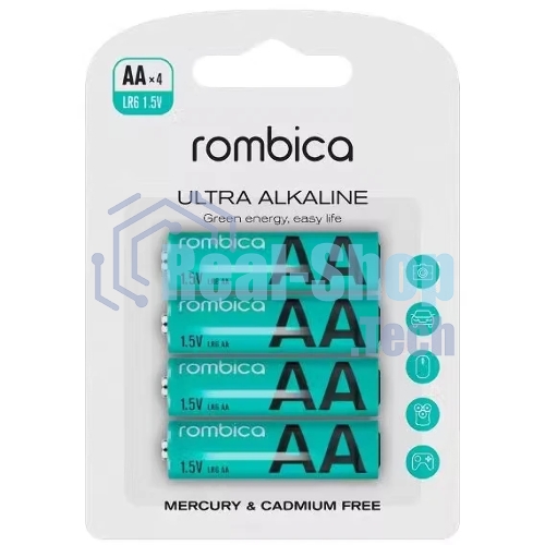 Батарея ALKALINE AA X 4 AB-LR06A ROMBICA