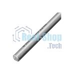 Сверло спиральное по металлу Denzel 3,2 x 65мм, Р6М5, Golden Tip, 2 шт.