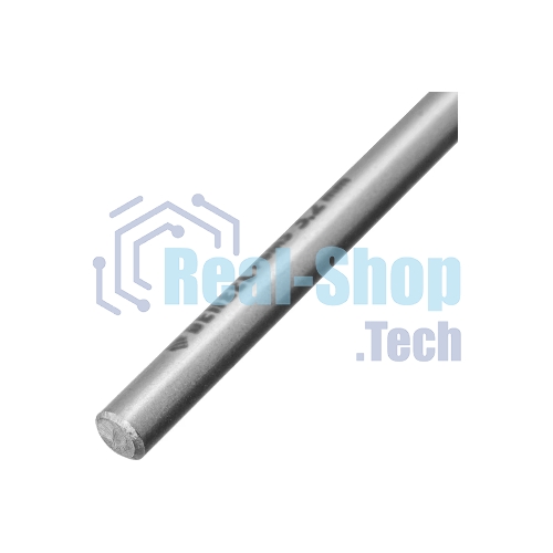 Сверло спиральное по металлу Denzel 3,2 x 65мм, Р6М5, Golden Tip, 2 шт.