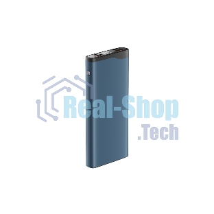 Портативный аккумулятор OLMIO QL-10, 10000mAh, 22.5W, QuickCharge3.0/PowerDelivery, LCD, голубой