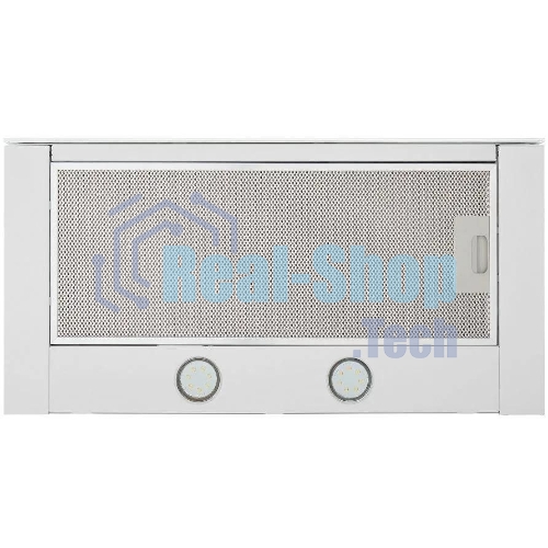 Вытяжка встраиваемая Maunfeld Ouse Touch Glass 60 белый, 60 см, 750 куб. м/ч, 48 дБ