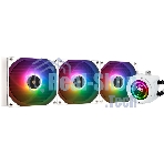 Система жидкостного охлаждения Thermalright Core Vision 360 (360mm, LED, White, ARGB/Fans: 3x120mm, 72.37CFM, 27.7dBA, 2000RPM/Pump height 66mm, Rad thickness 27mm/S: 1700, 1200, 1851, 115X, 2011, 2066, AM5, AM4)