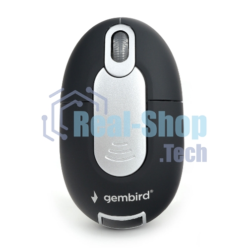 Мышь беспроводная Gembird MUSW-600 черный, 1200 dpi, радиоканал, USB, кнопки - 3