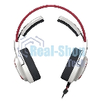 Гарнитура Bloody G575 Naraka белый/красный, проводная, подсветка