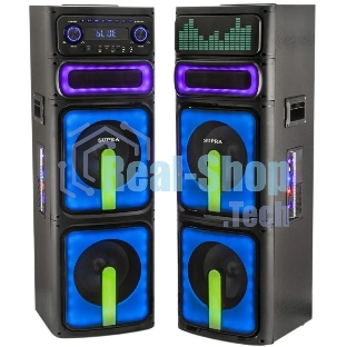 Минисистема Supra SMB-2050, 180Вт, FM USB BT SD, черный