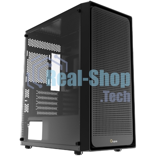 Компьютерный корпус Ocypus Gaммa C50 без БП черный (Gaммa-C50-BKG000XX-GL)