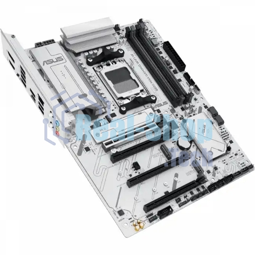 Материнская плата ASUS B850 MAX GAMING WIFI W, AM5, AMD B850, 4xDDR5, 4xSATA, 3xM.2, 1xPCIe 5.0 x16, 1xPCIe 4.0 x4, 2xPCIe 3.0 x1, 1xDisplayPort, 1xHDMI, 1x2.5Gb LAN, Wi-Fi 6E, Bluetooth 5.3, 1xUSB-C 10Gbps, 3xUSB-A 10Gbps, 2xUSB-A 5Gbps, 2xUSB-A 2.0, 3x3.5 мм, 7.1, ATX