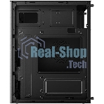 Компьютерный корпус CBR mATX Minitower V863, без БП, 1хUSB 3.0 Type C, 1хUSB 3.0, 1хUSB 2.0, HD Audio+Mic, черный PCC-MATX-V863-WPSU