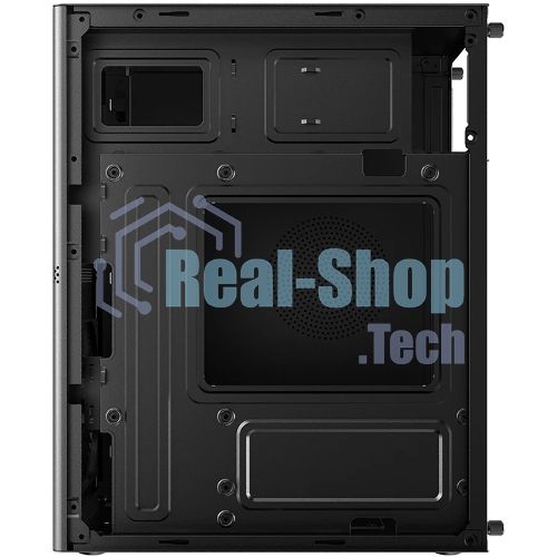 Компьютерный корпус CBR mATX Minitower V863, без БП, 1хUSB 3.0 Type C, 1хUSB 3.0, 1хUSB 2.0, HD Audio+Mic, черный PCC-MATX-V863-WPSU
