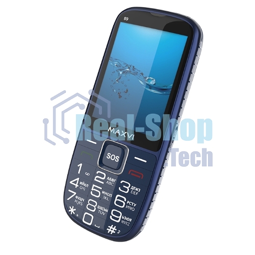 Мобильный телефон Maxvi B9 синий